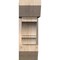 Ekena Millwork Balboa Slat Smooth Bracket w/ Offset Brace, Douglas Fir, 7 1/2"W x 22"D x 22"H BKT0806X22X22BOA06SDF - alternate 2